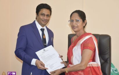 Duty-assuming Ceremony of the Dean of the Faculty of Indigenous Medicine, University of Colombo.