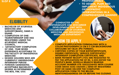 Postgraduate Diploma in Indigenous Orthopedic Treatment