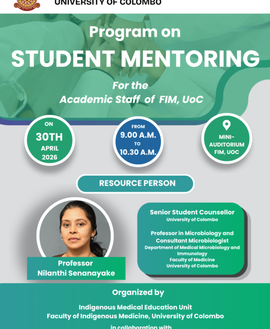 Program on Student Mentoring for the Academic Staff