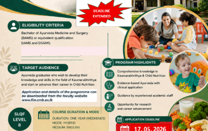 Postgraduate Diploma in Ayurveda Paediatrics in Child Nutrition