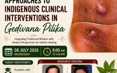 Workshop on “Transdisciplinary Approaches to Indigenous Clinical Intervention in Gedivana Pilika”