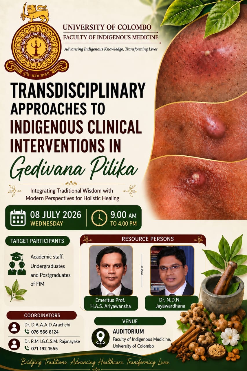 Workshop on “Transdisciplinary Approaches to Indigenous Clinical Intervention in Gedivana Pilika”