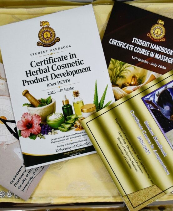 INAUGURATION OF FOUR CERTIFICATE COURSES,  FACULTY OF INDIGENOUS MEDICINE, UNIVERSITY OF COLOMBO