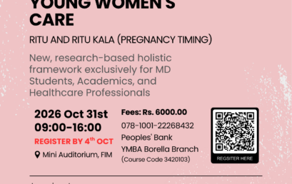 Workshop : Integrating Ayurveda Philosophical Concepts into Young Women’s Care