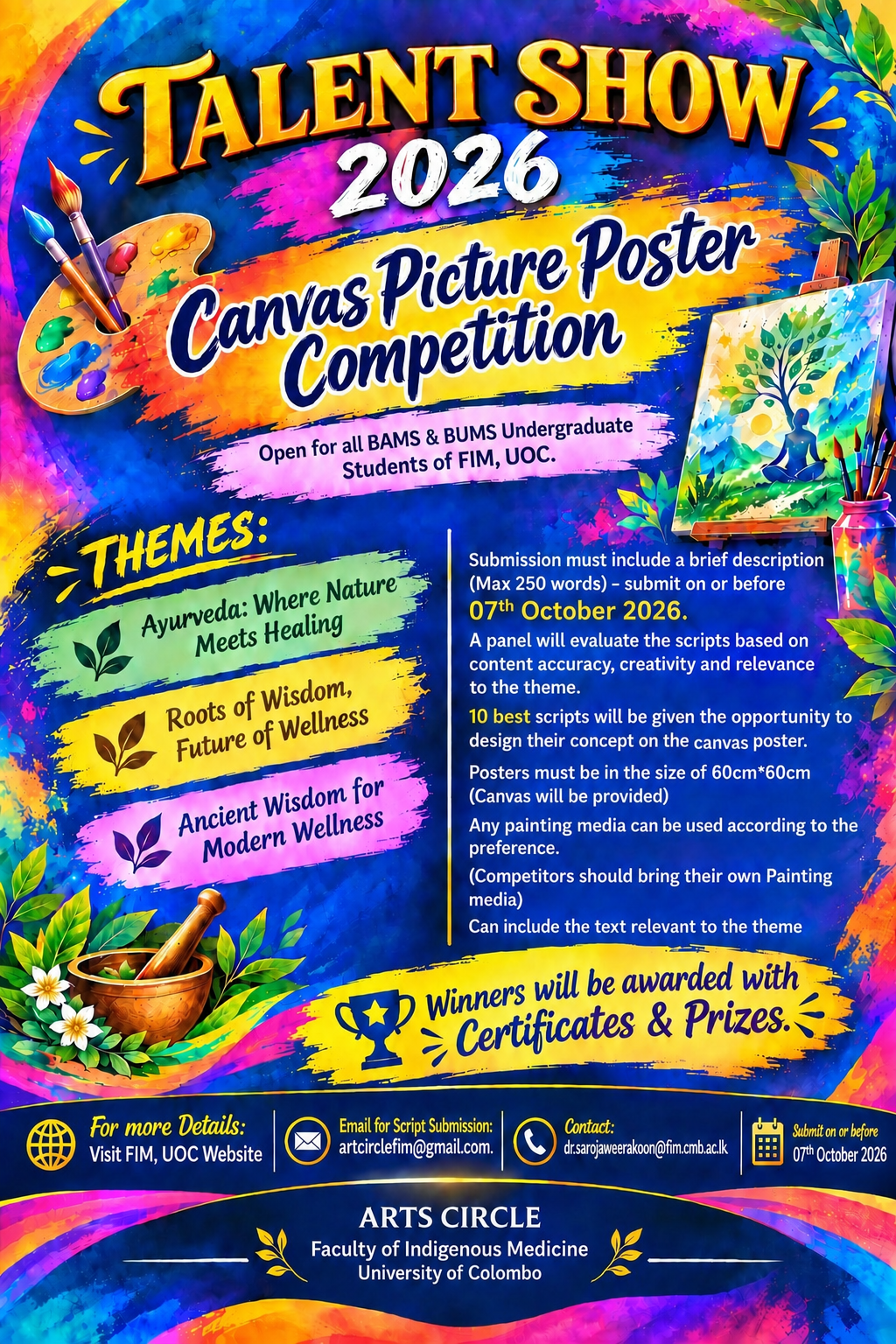 Talent Show 2026: Canvas Picture Poster Competition