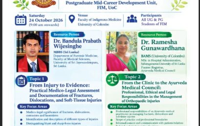 Case based Workshop on Orthopaedic Injuries : Clinical, Professional and Medico- Legal Perspectives