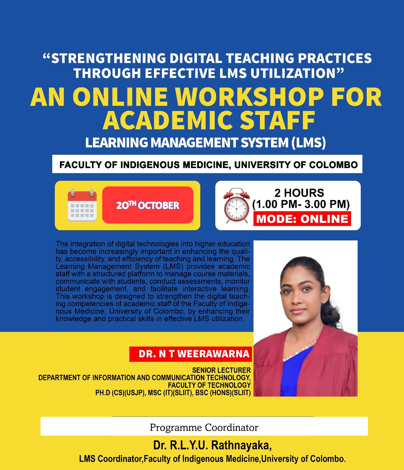 An Online Workshop for Academic Staff – LMS An Online Workshop for Academic Staff – LMS